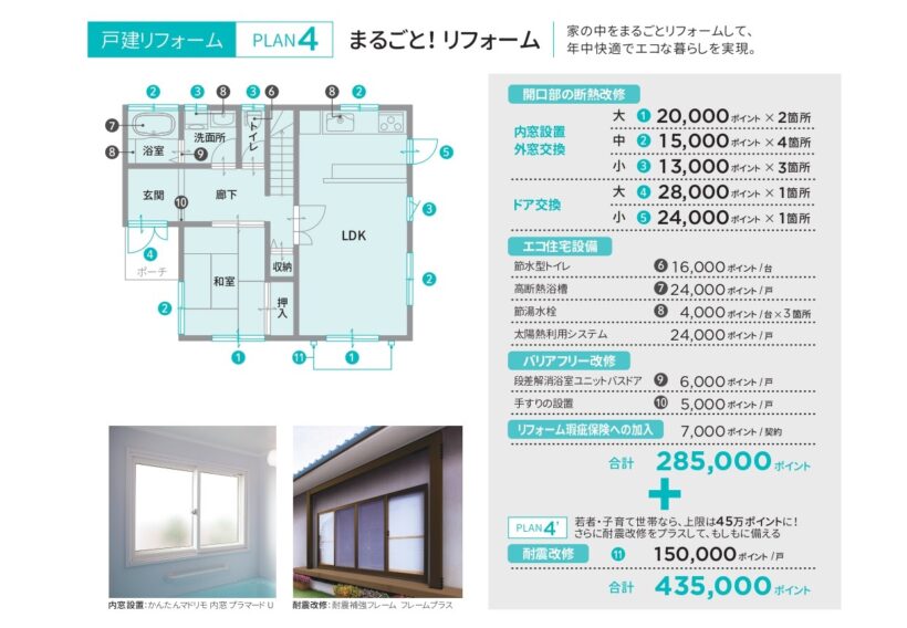 グリーン住宅ポイントプラン４